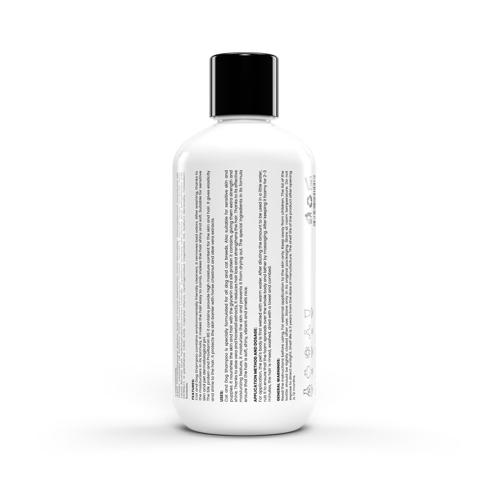Veterinary - Cat & Dog Shampoo - Bottle Back